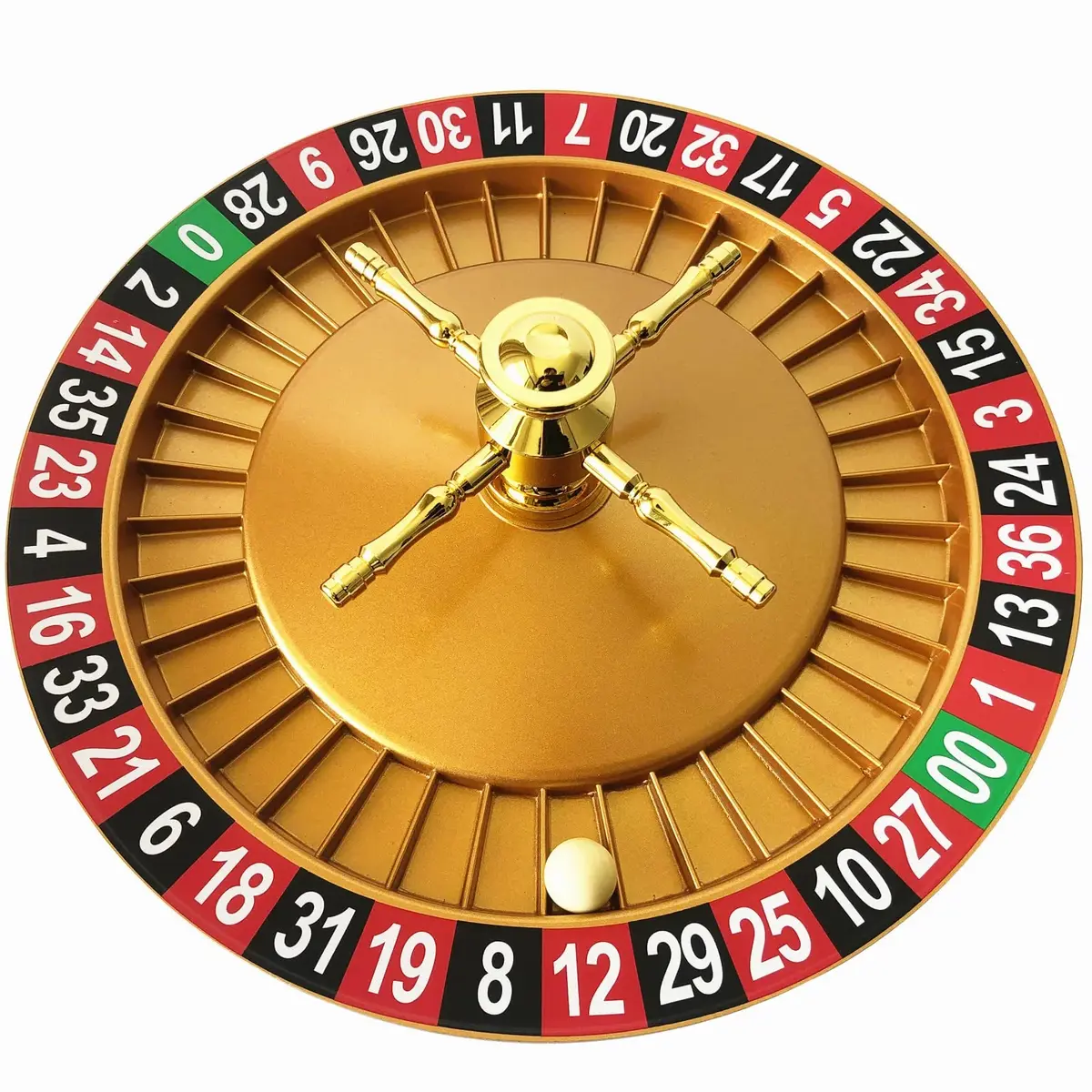 Rueda de ruleta europea profesional girando